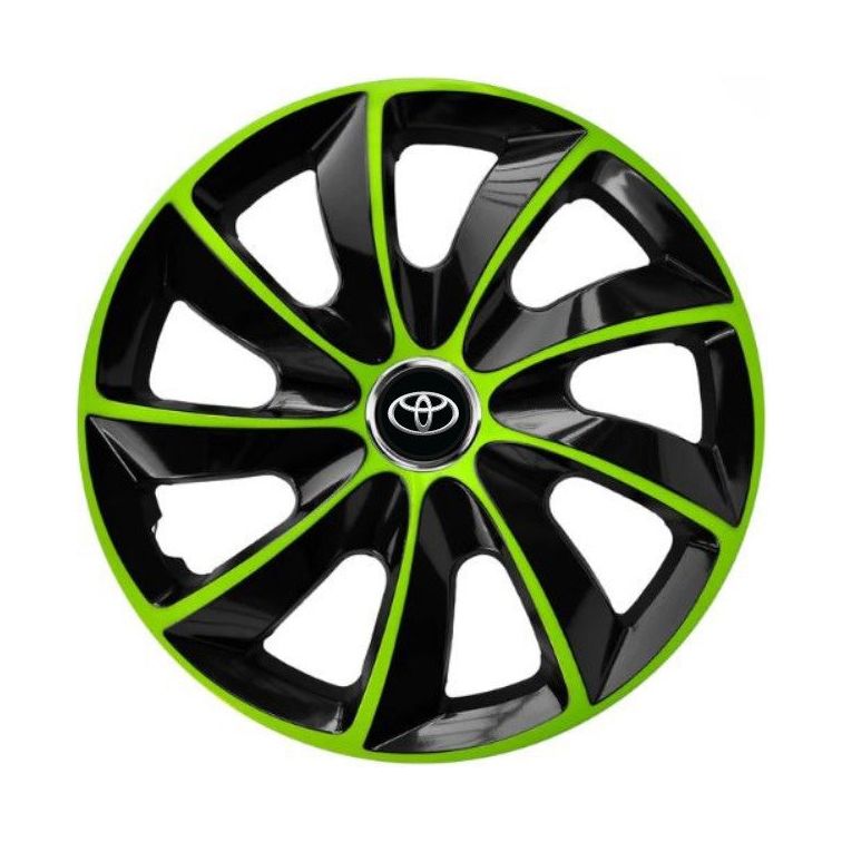 Комплект 4 таса Extra Stig Green R15 съвместими с Toyota
