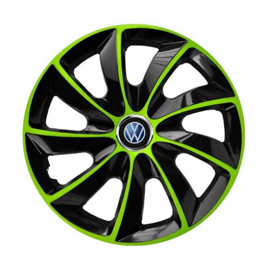 4 db-os extra Stig zöld R15 Volkswagen kerékszett