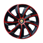 Set 4 capace roti Extra Stig Red R15 Compatibil Cu Alfa Romeo