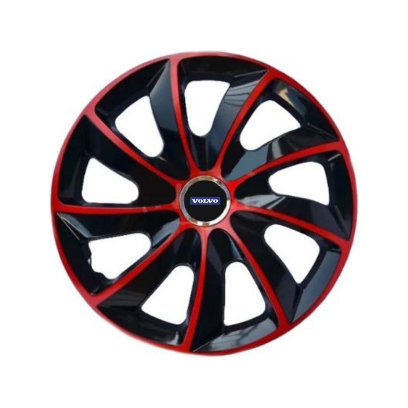 Set 4 capace roti Extra Stig Red R15 Compatibil Cu Volvo