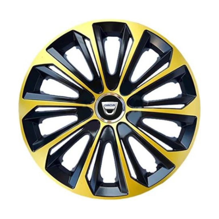 Set 4 capace roti Extra strong gold R14 pentru gama Dacia