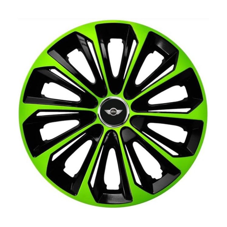 Set 4 capace roti Extra strong green R14 pentru gama auto Mini Cooper