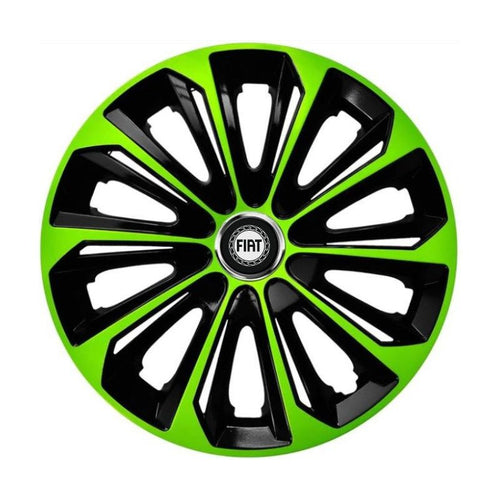 Set 4 capace roti Extra strong green R15 Compatibil Cu Fiat