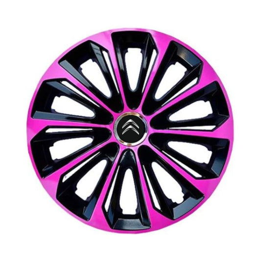 Set 4 capace roti 16 (R16) Extra Strong Pink, Compatibile Cu Citroen