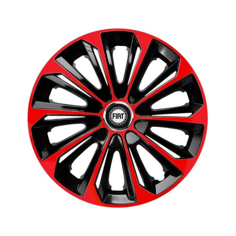 Set 4 capace roti Extra Strong Red R14 Compatibil Cu Fiat
