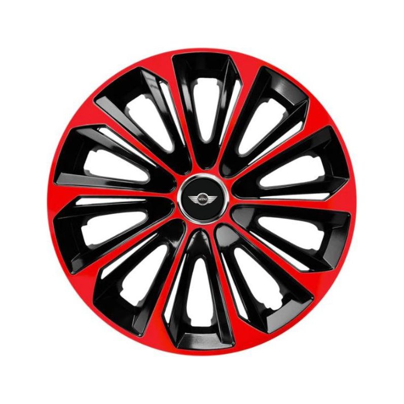 Set 4 capace roti Extra Strong Red R14 pentru gama auto Mini Cooper