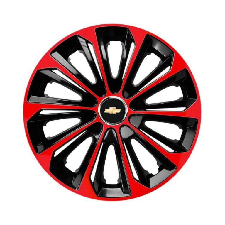 Set 4 capace roti Extra Strong Red R15 Compatibil Cu Chevrolet
