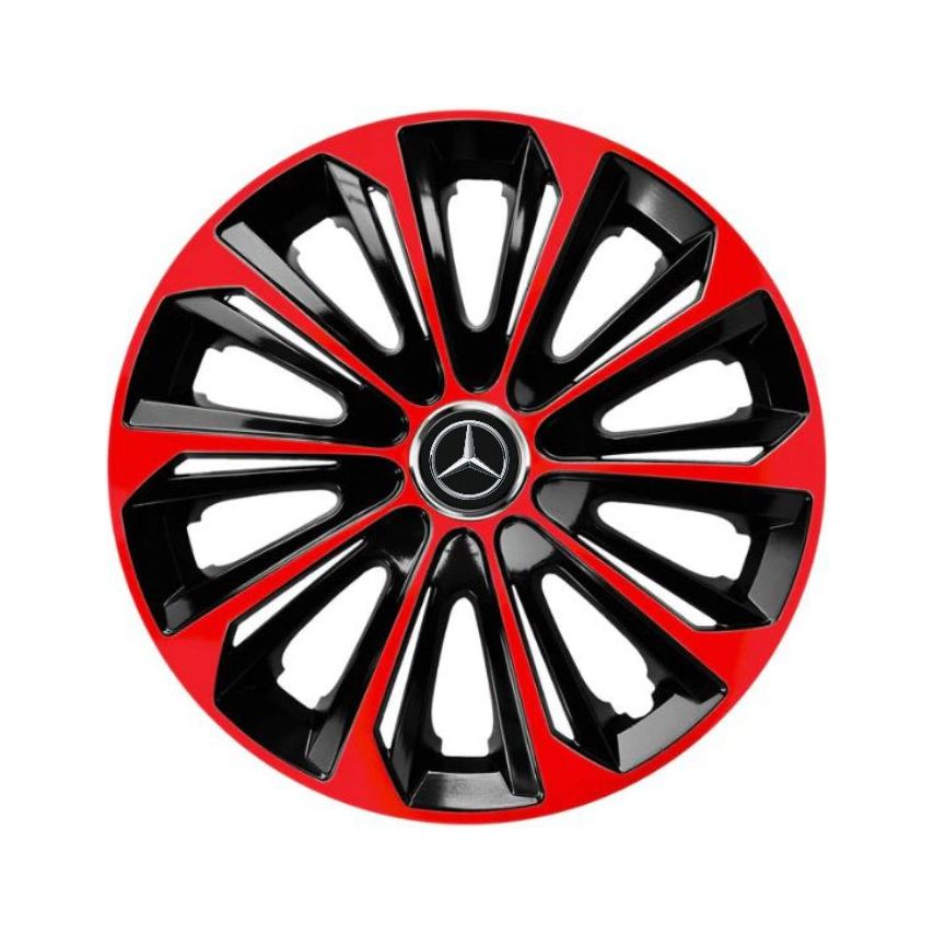 Set 4 capace roti Extra Strong Red R15 pentru gama auto Mercedes