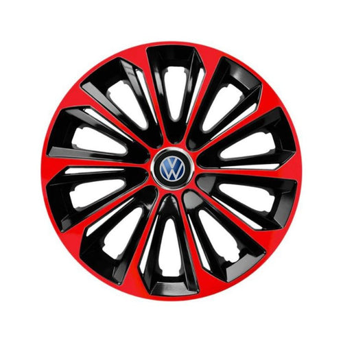 Set 4 capace roti Extra Strong Red R15 Compatibil Cu Volkswagen