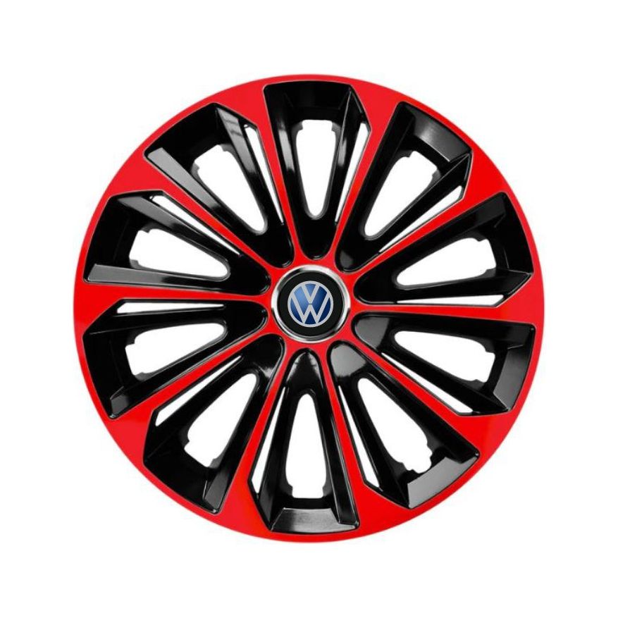 Set 4 capace roti Extra Strong Red R16 Compatibil Cu Volkswagen