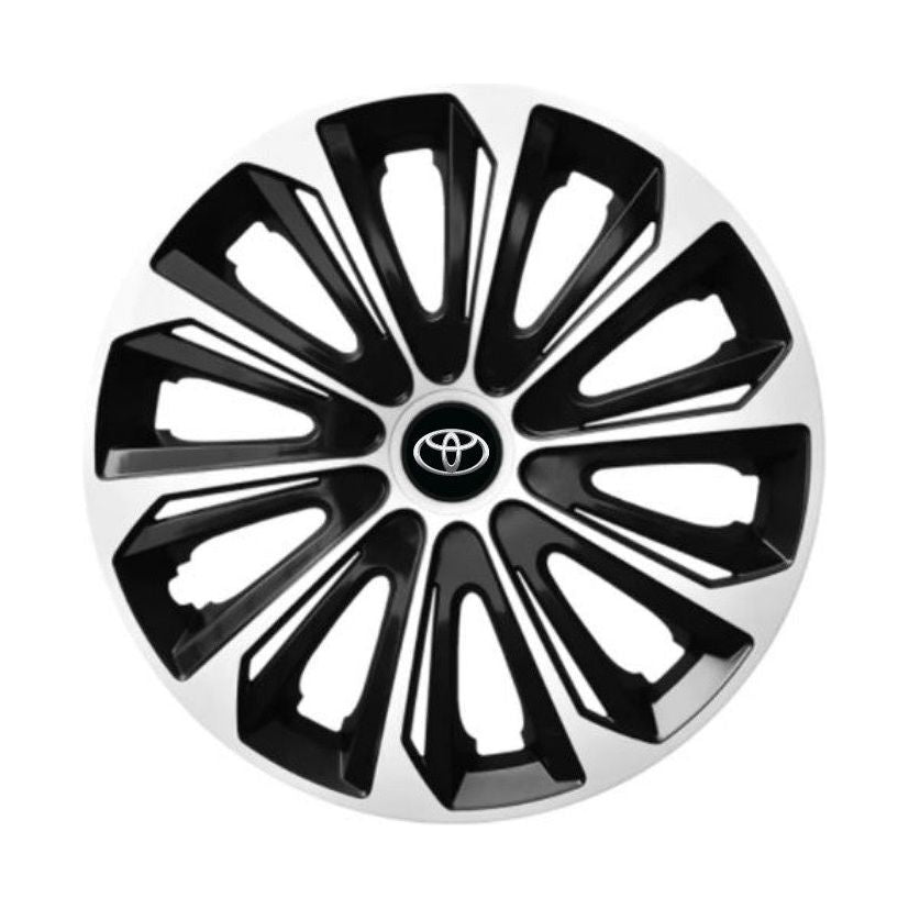 Set 4 capace roti Extra strong silver R14 pentru gama auto Toyota