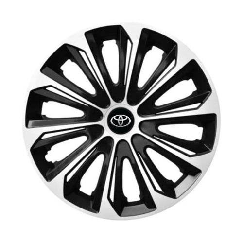 Set 4 capace roti Extra strong silver R14 Compatibil Cu Toyota