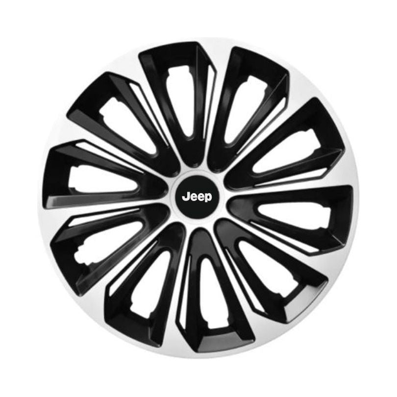Set 4 capace roti Extra strong silver R15 pentru gama auto Jeep