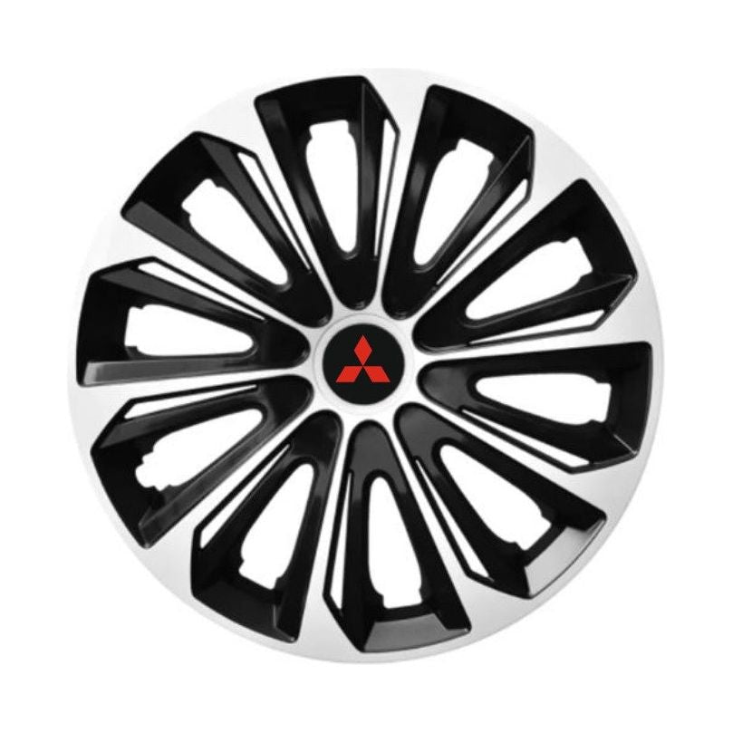 Set 4 capace roti Extra strong silver R15 pentru gama auto Mitsubishi