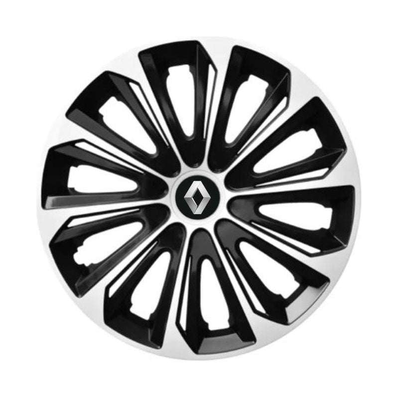 Set 4 capace roti Extra strong silver R15 pentru gama auto Renault
