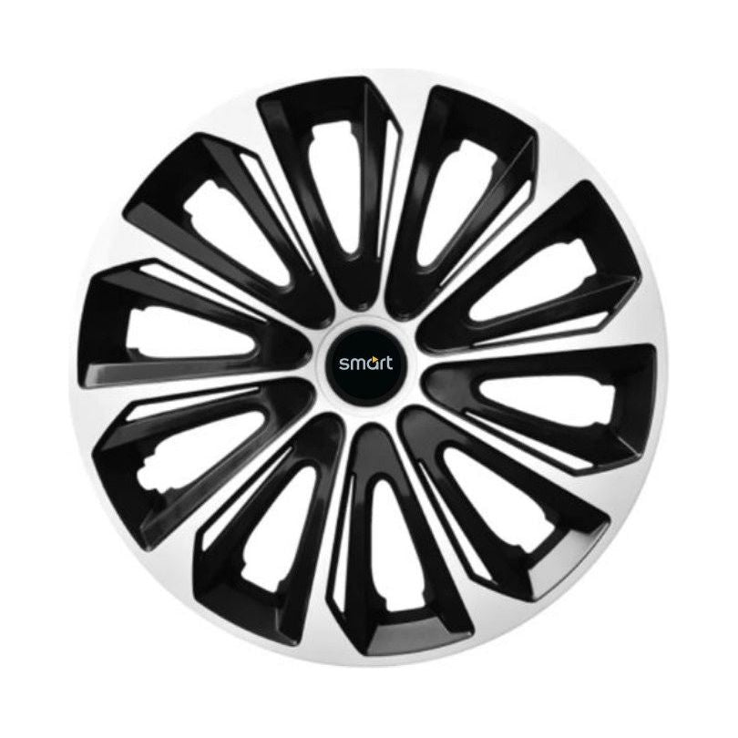 Set 4 capace roti Extra strong silver R15 pentru gama auto Smart
