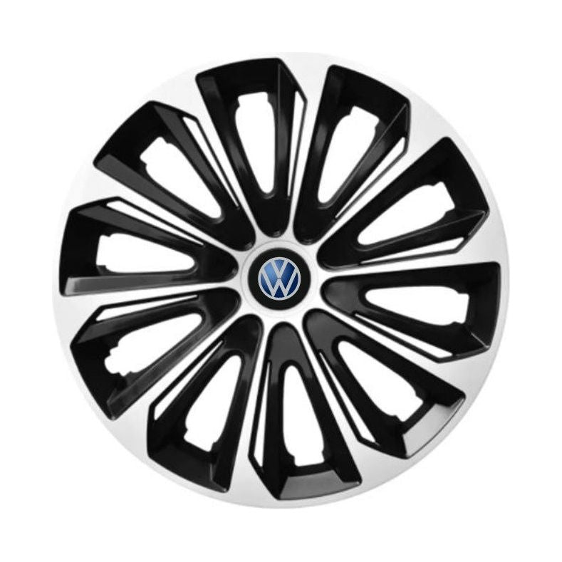 Set 4 capace roti Extra strong silver R15 Compatibil Cu VW