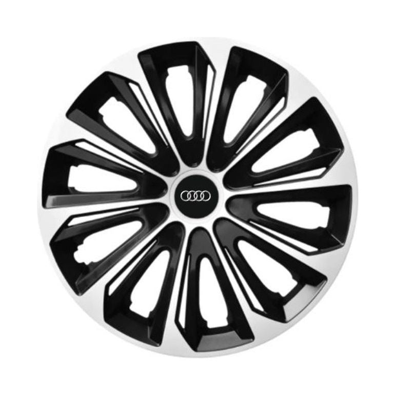 Set 4 capace roti Extra strong silver R16 Compatibil Cu Audi