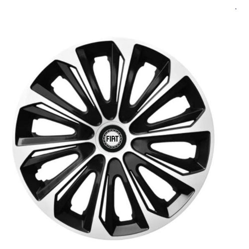 Set 4 capace roti Extra strong silver R16 Compatibil Cu Fiat