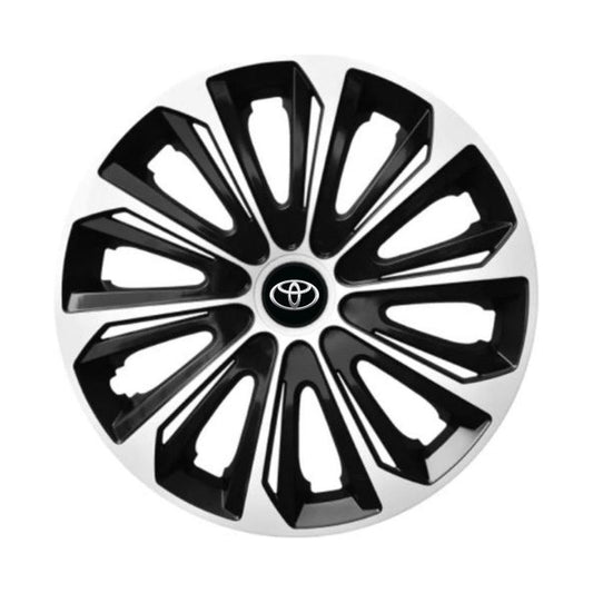 Set 4 capace roti Extra strong silver R16 Compatibil Cu Toyota