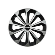 Set 4 Capace Roti 14 inchi (R14) Fame Gri-Negru, Compatibile Cu Daewoo