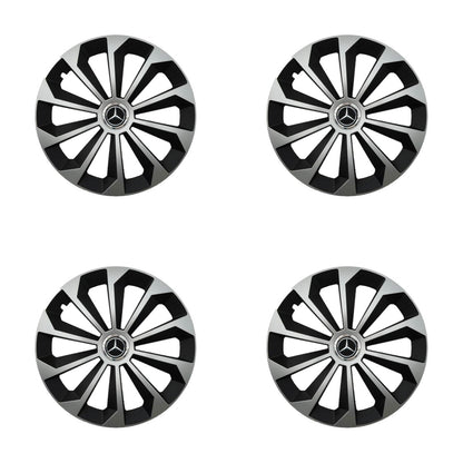 Set 4 Capace Roti 14 inchi (R14) Fame Gri-Negru, Compatibile Cu Mercedes-Benz