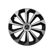 Set 4 Capace Roti 14 inchi (R14) Fame Gri-Negru, Compatibile Cu Mercedes-Benz
