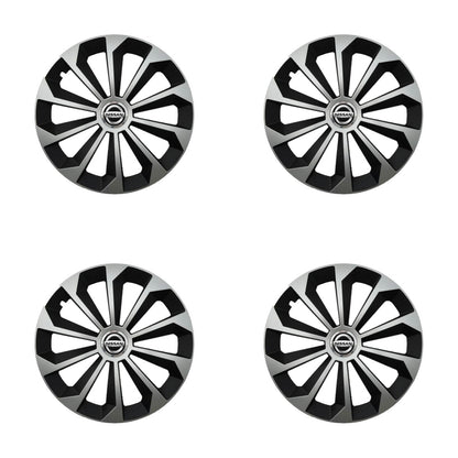 Set 4 Capace Roti 14 inchi (R14) Fame Gri-Negru, Compatibile Cu Nissan