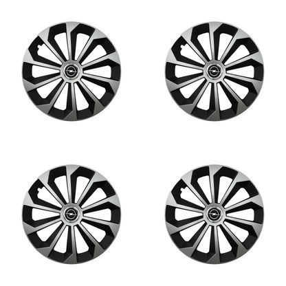 Set 4 Capace Roti 14 inchi (R14) Fame Gri-Negru, Compatibile Cu Opel