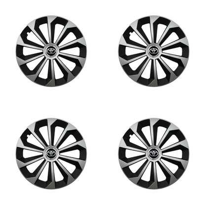 Set 4 Capace Roti 14 inchi (R14) Fame Gri-Negru, Compatibile Cu Toyota