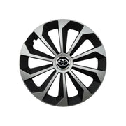 Set 4 Capace Roti 14 inchi (R14) Fame Gri-Negru, Compatibile Cu Toyota