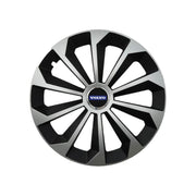 Set 4 Capace Roti 14 inchi (R14) Fame Gri-Negru, Compatibile Cu Volvo