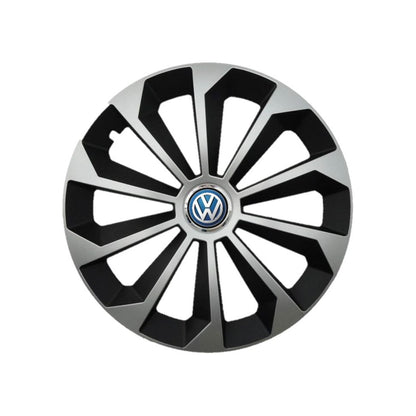 Set 4 Capace Roti 15 inchi (R15) Fame Gri-Negru, Compatibile Cu Volkswagen