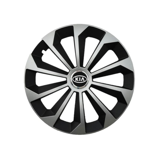 Set 4 Capace Roti 16 inchi (R16) Fame Gri-Negru, Compatibile Cu Kia