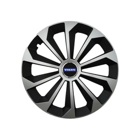 Set 4 Capace Roti 16 inchi (R16) Fame Gri-Negru, Compatibile Cu Volvo