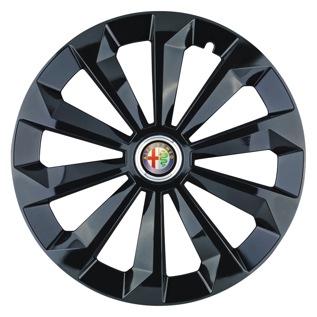Set 4 capace roti Fame Negru R14 pentru gama auto Alfa Romeo