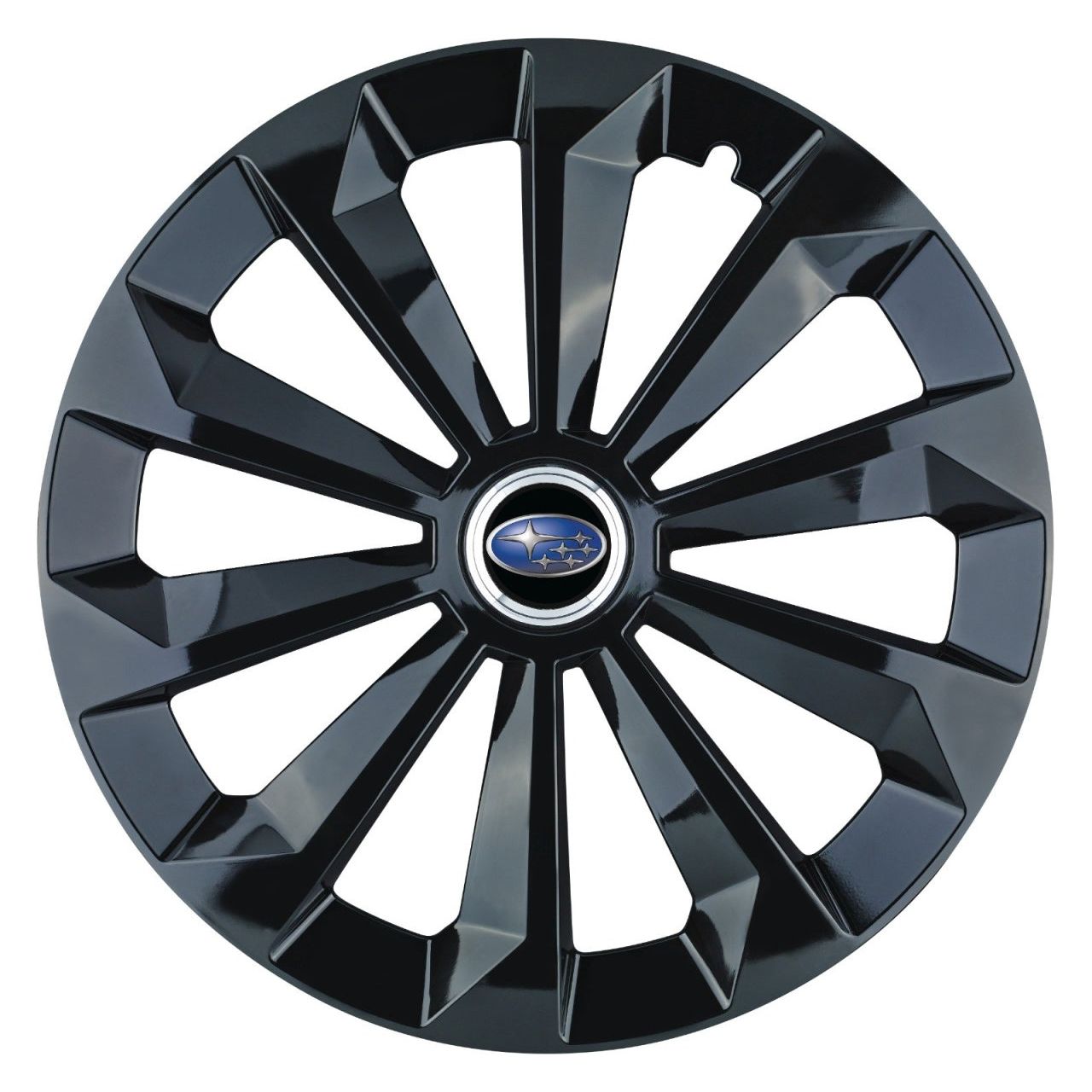 Set 4 Capace Roti 14 inchi (R14) Fame Negru, Compatibile Cu Subaru