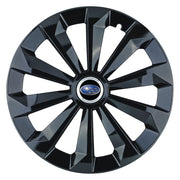 Set 4 Capace Roti 14 inchi (R14) Fame Negru, Compatibile Cu Subaru