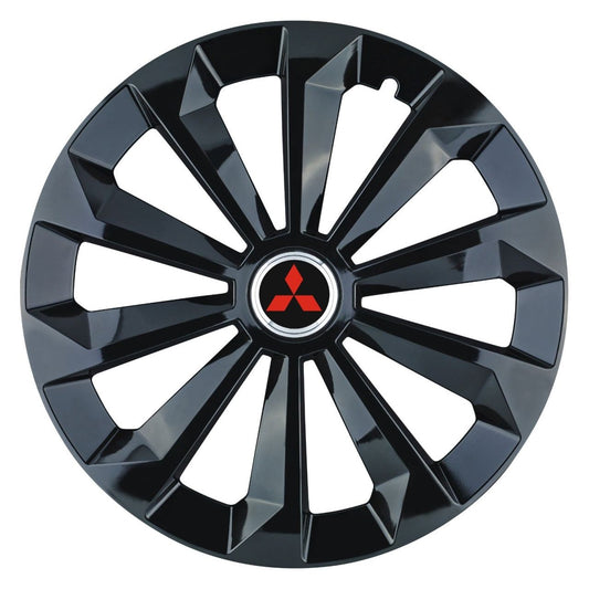 4 db-os 15 colos (R15) Fame fekete kerékszett, Mitsubishi-kompatibilis