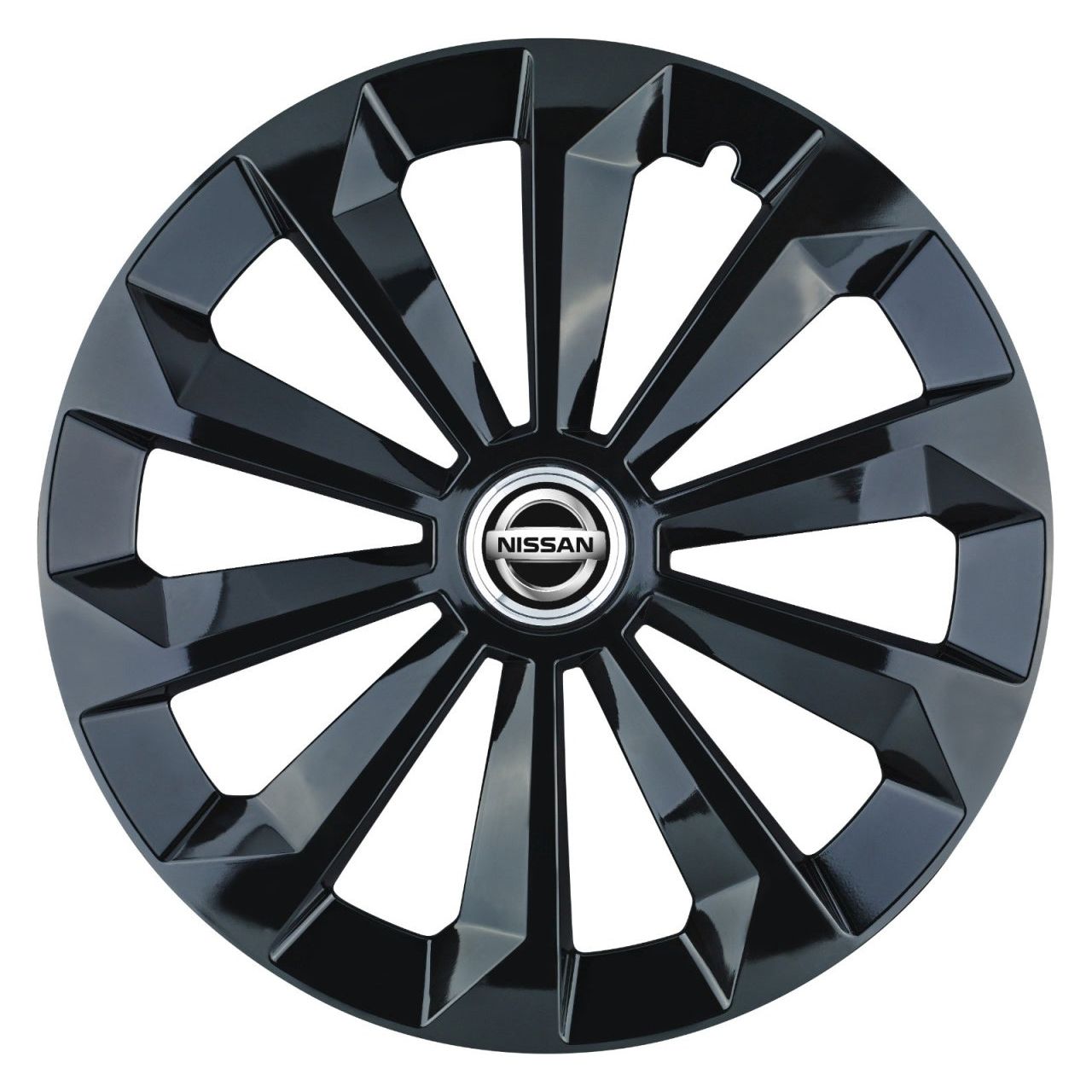 Set 4 Capace Roti 15 inchi (R15) Fame Negru, Compatibile Cu Nissan