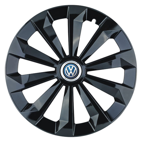 Set 4 Capace Roti 15 inchi (R15) Fame Negru, Compatibile Cu Volkswagen