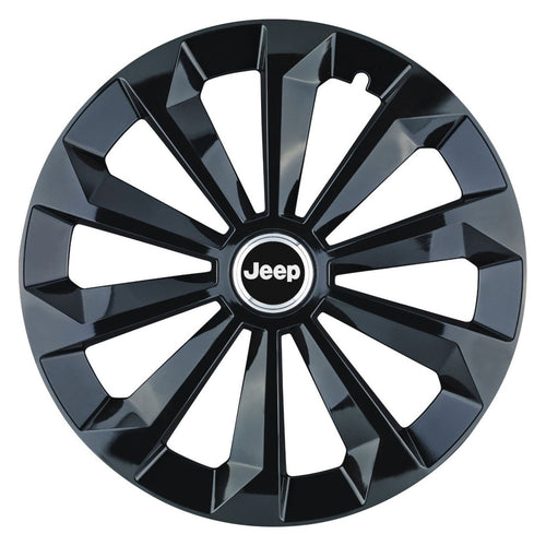 Set 4 Capace Roti 16 inchi (R16) Fame Negru, Compatibile Cu Jeep
