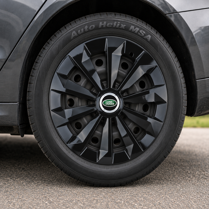 Set 4 Capace Roti 16 inchi (R16) Fame Negru, Compatibile Cu Land Rover