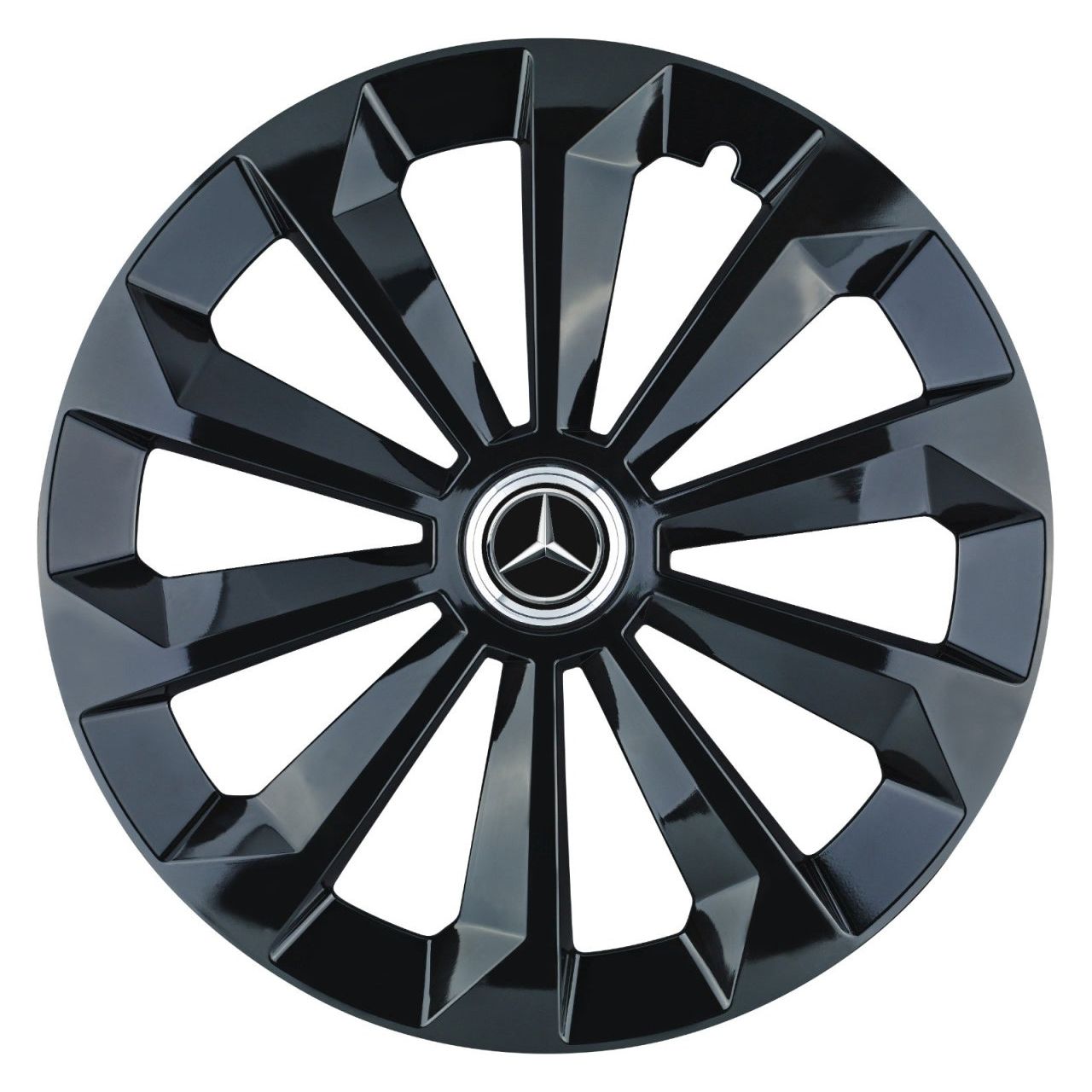 Set 4 capace roti Fame Negru R16 pentru gama auto Mercedes-Benz
