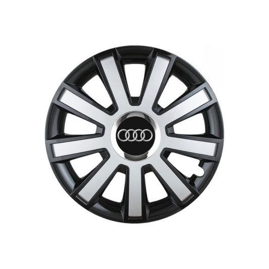 4 darabos szürke-fekete R14-es Audi kerékszett