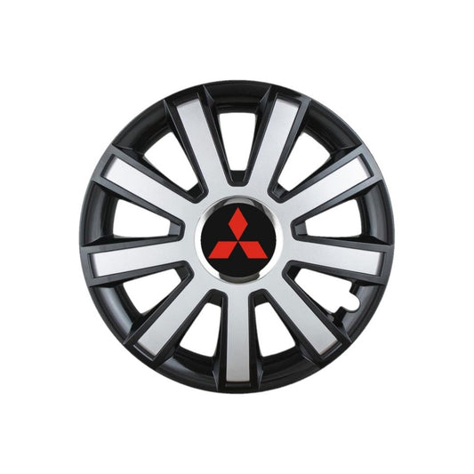4 darabos szürke-fekete R14-es kerékszett Mitsubishi autókhoz