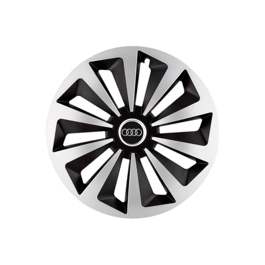 Set 4 capace roti Fox Gri-Negru R14 Compatibil Cu Audi