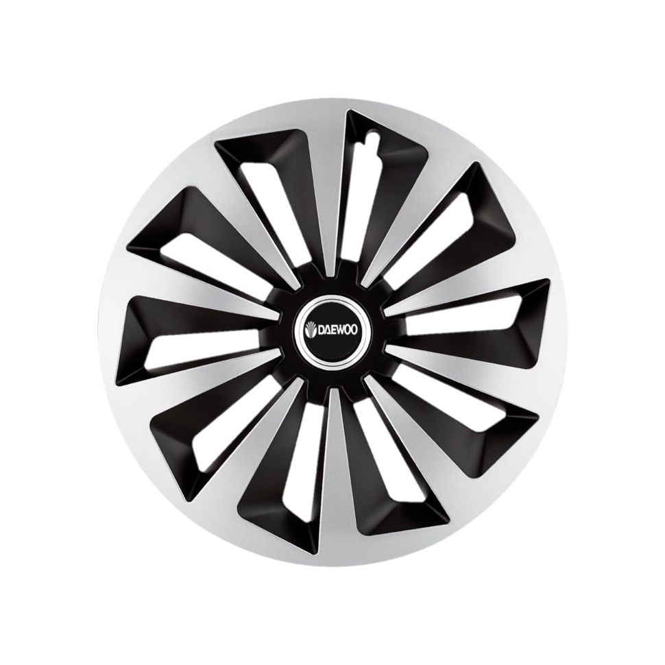 Set 4 capace roti Fox Gri-Negru R14 Compatibil Cu Daewoo