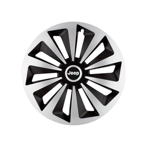 Set 4 capace roti Fox Gri-Negru R14 Compatibil Cu Jeep