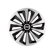 Set 4 capace roti Fox Gri-Negru R14 Compatibil Cu Jeep